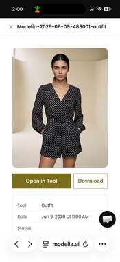 Polkadot long sleeve romper